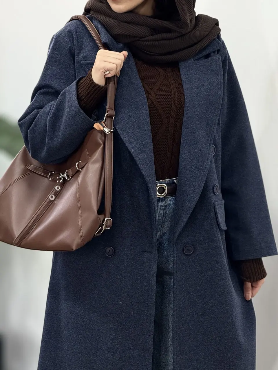 پالتو فوتر بلند آستردار آیسو نهال